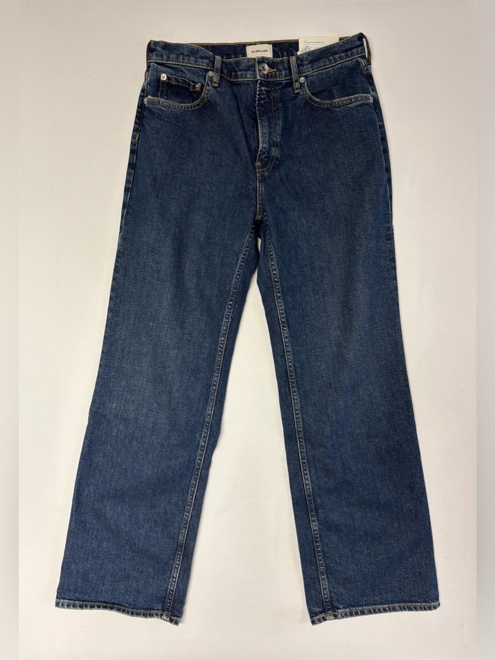 Everlane The 90’s Forever Jean Dark Indigo Wash NWT - Picture 6 of 16